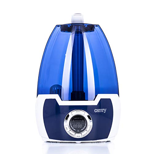 CAMRY CR7956 Humidificador Ionización de Aire , 330 ml/h, Grande, 5,8 Litros, Filtro de Cerámica, 30 m², Ajuste de humedad, Temporizador, Programable
