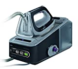 Braun CareStyle 7 Pro IS 7056 - Centro de planchado, 2400 W, 7.5 bar, 2 L, 450 g/min, 125 g/min, suela saphir negro, gris