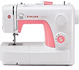 Singer Simple 3210 - Máquina de coser mecánica, 10 puntadas, 120 V, color blanco y rosa