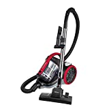 Polti Forzaspira C110_Plus Aspirador cicónico sin bolsa, 2 litros capacidad depósito de recogida, 800 W, 80 Decibelios, rojo/negro