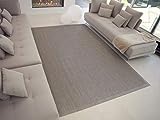 TEJIDOS EL MUNDO Alfombra SALÓN Vinilo Lisa 100x150 cm Beige