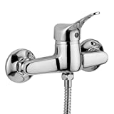 Ambrosiana SEI14040000 - Grifo mezclador de ducha para exteriores, cromado