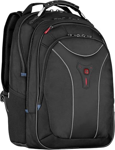 Wenger Carbon Mochila para portátil, portátil de hasta 17 pulgadas, organizador de artículos, 30 l, mujer hombre, oficina viajes universidad, negro, 600637 Wenger Carbon Mochila para portátil, portátil de hasta 17 pulgadas, organizador de artículos, 30 l, mujer hombre, oficina viajes universidad, negro, 600637