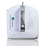 Novohogar Robot Limpiacristales W-Clean900, 75W, 70dB. Navegación Inteligente. 3 Modos de Limpieza, Función Escurrir y Detector de Marcos de Ventana. Potente Agarre a la Ventana por Succión