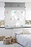 Estor Enrollable Digital Infantil Estrellas 150 Ancho x 175 Alto