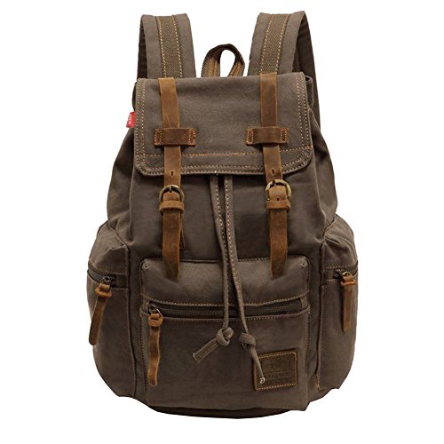 P.KU.VDSL Canvas Rucksack 15L Mochila Tipo Casual, 42 cm, 15 Liters, Verde (armygrün) P.KU.VDSL Canvas Rucksack 15L Mochila Tipo Casual, 42 cm, 15 Liters, Verde (armygrün)