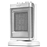 Cecotec Calefactor Baño Cerámico Ready Warm 6100 Ceramic Rotate. Oscilante, 1500 W, Termostato Regulable, 3 Modos, Protección sobrecalentamiento y antivuelco, 25 m2