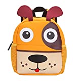 Mochila Infantil para Niños Primaria Pequeña Guardería Mochila Preescolar para Niños de 2-5 Años Dibujo de Animal Lindo (Cachorro, 21 * 8 * 26CM)
