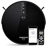 CREATE / NETBOT S18 / Robot Aspirador 4 en 1, con Mapeo y App / Potencia de Succión 1800 Pa, Navegación Inteligente, Sensores Anticolisión y Anticaídas, Compatible Alexa, Google Home, WiFi