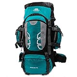 Mooedcoe Mochila de senderismo grande de 75 l resistente al agua para viajes, montañismo, escalada, senderismo, camping