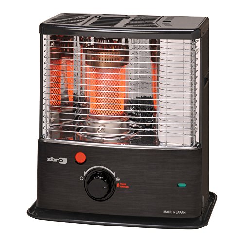 ZIBRO RS-30, Estufa mecánica portátil, Excelencia japonesa, Calienta hasta 44 metros cuadrados, No necesita instalación, Potencia 3000 W