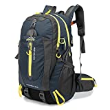 Lixada Mochila de Senderismo de 40L Mochilas Hombre Deportivas Impermeable Portátil para Escalada, Viajes, Actividades al Aire Libre