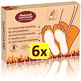 Supchamp Plantillas Calentadoras - 6 o 30 Pares Calentadores de Pies Desechables - 8 Horas de Pies Calientes para Acampada y Marcha - Almohadillas Térmicas para Calzado Activadas - Small